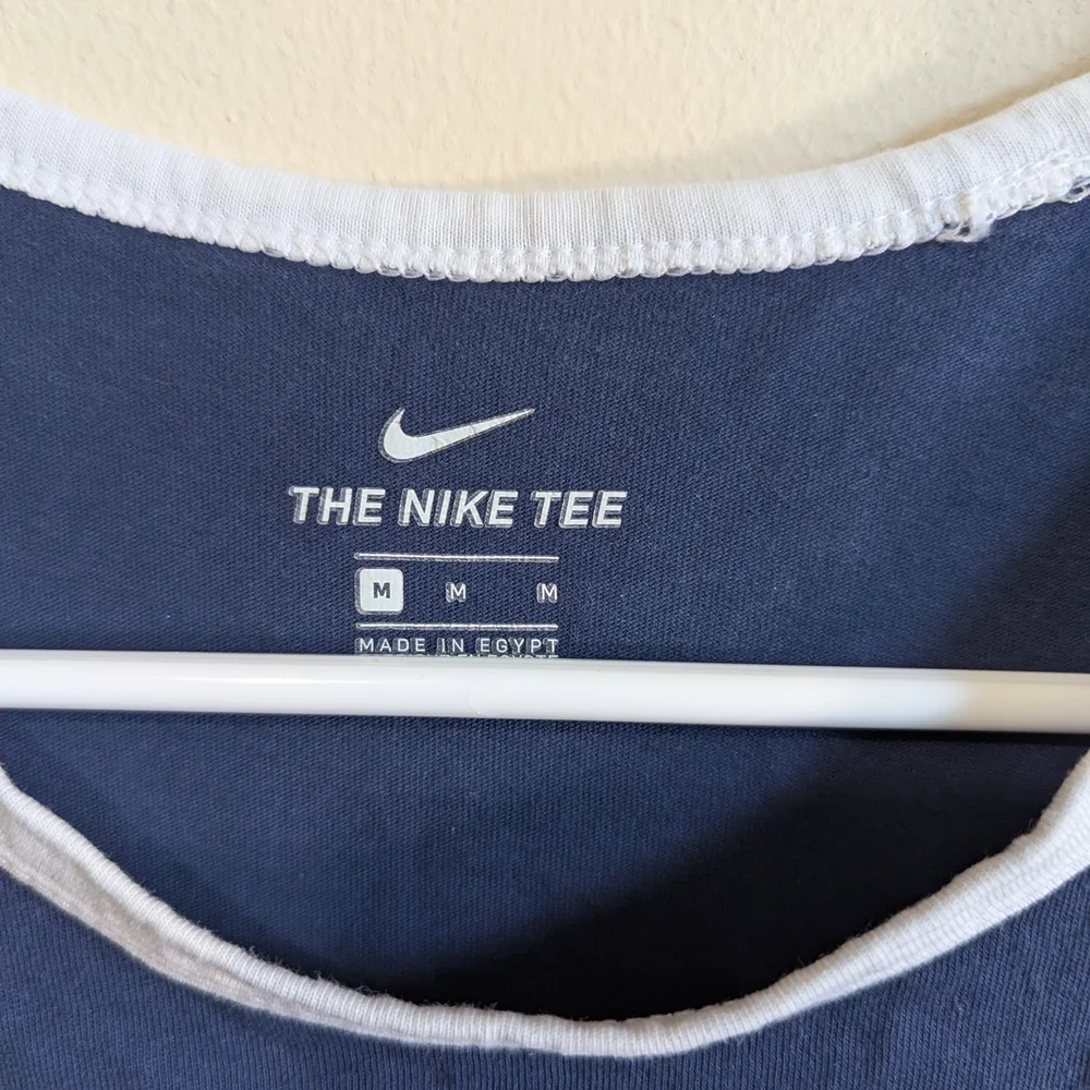 Nike Kids Navy and White Tank Top Size Medium